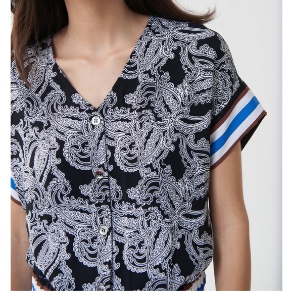 Joseph Ribkoff Black/Multi Top Style 222116 - Picture 6 of 7